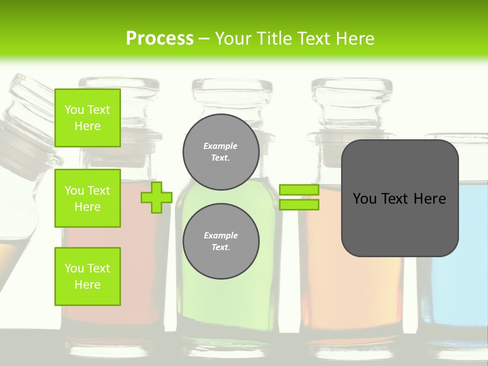 Health Spa Bottle PowerPoint Template