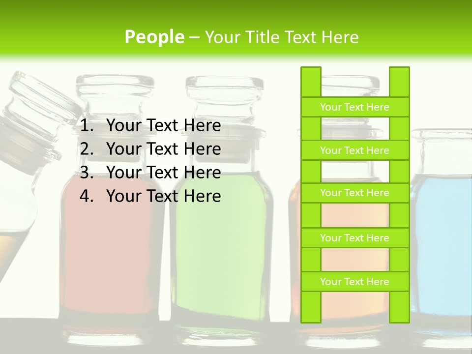 Health Spa Bottle PowerPoint Template