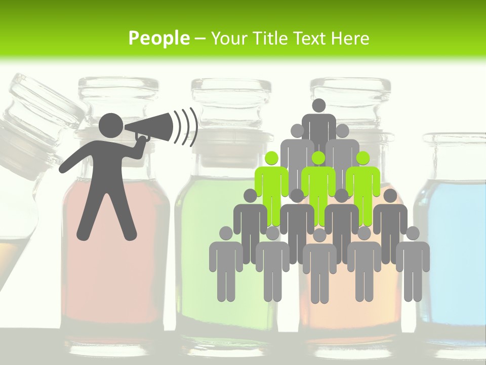 Health Spa Bottle PowerPoint Template