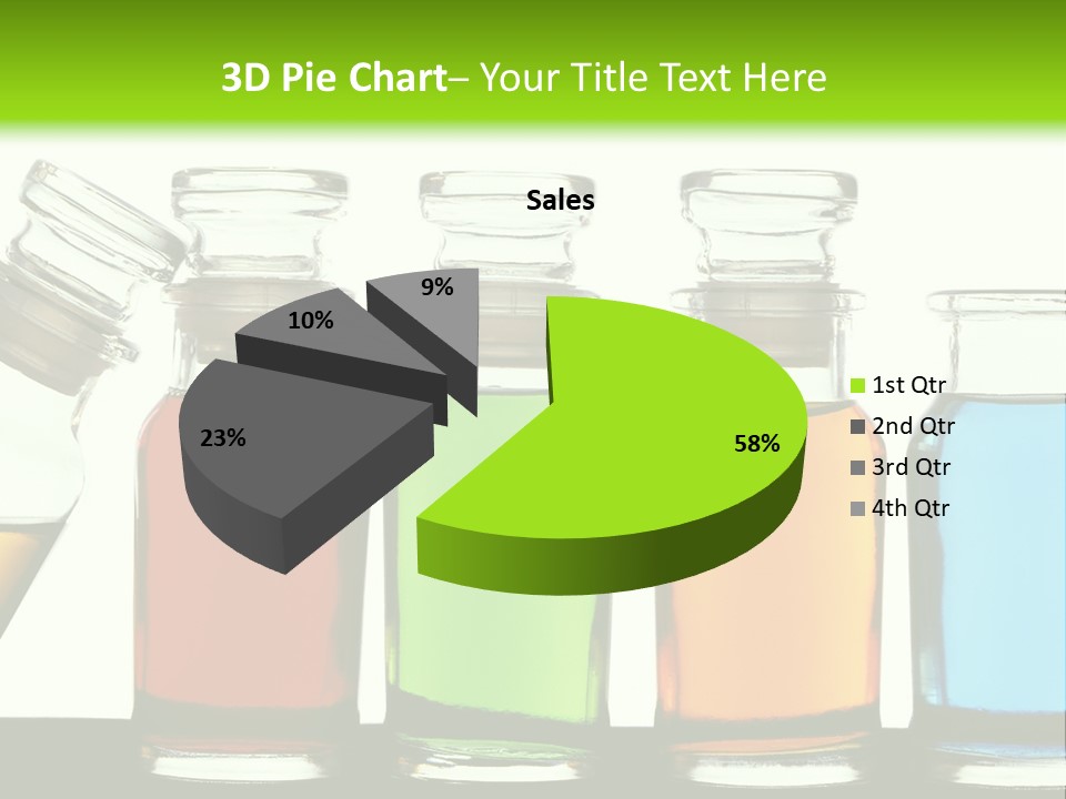 Health Spa Bottle PowerPoint Template