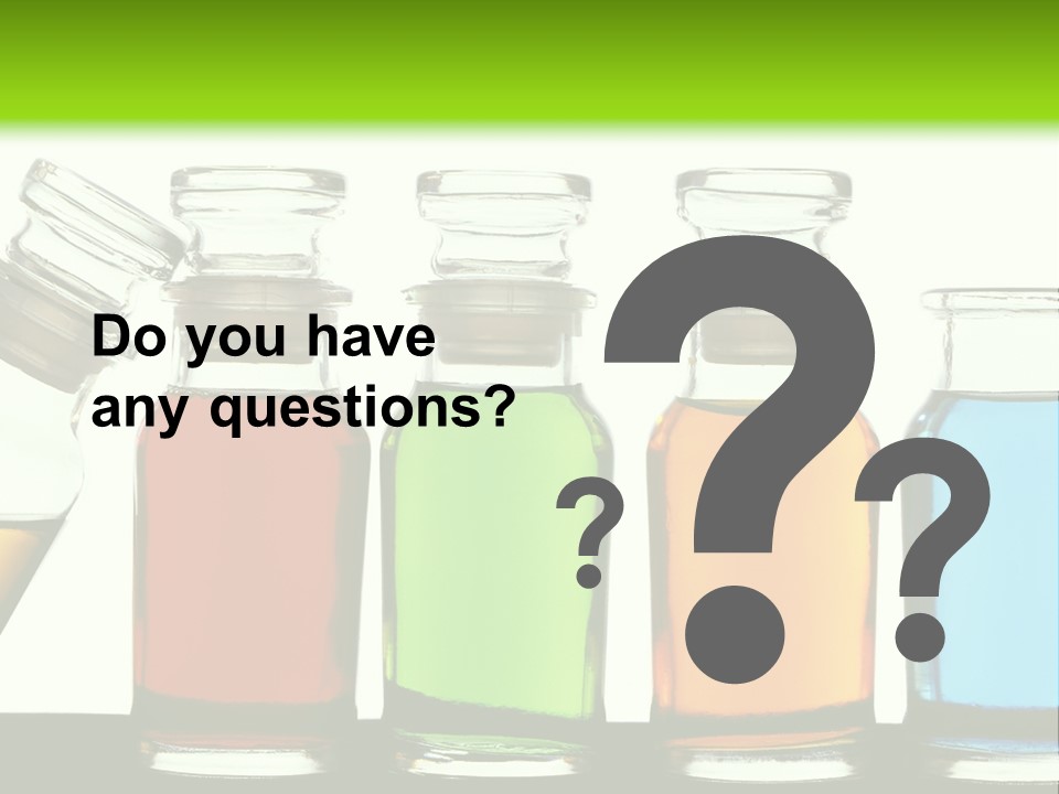 Health Spa Bottle PowerPoint Template