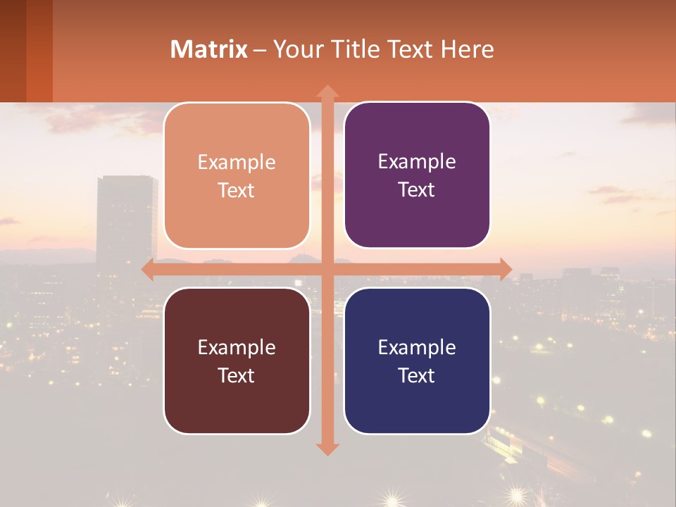 America Trees Building PowerPoint Template