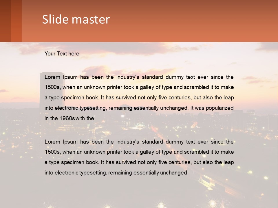 America Trees Building PowerPoint Template