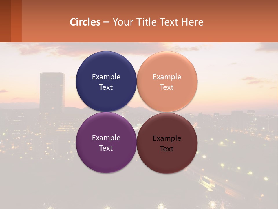 America Trees Building PowerPoint Template