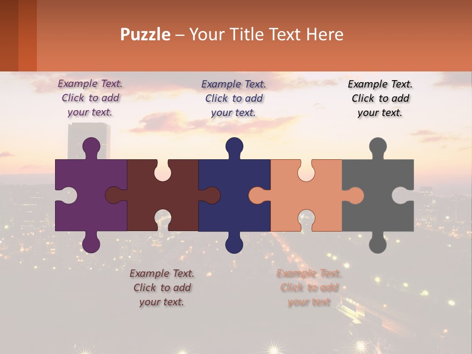 America Trees Building PowerPoint Template