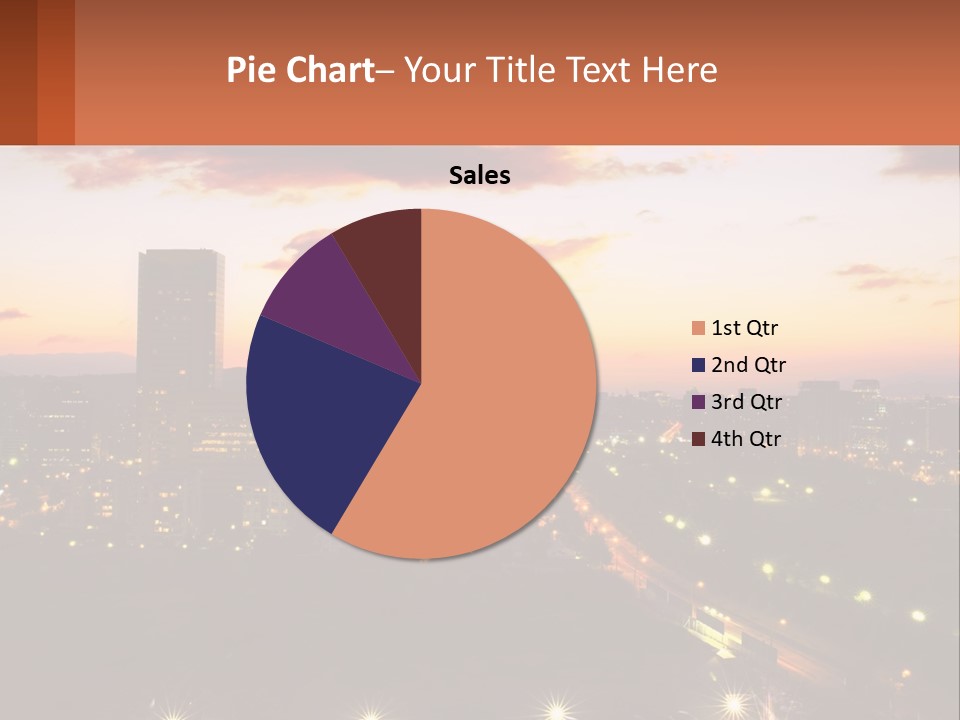 America Trees Building PowerPoint Template