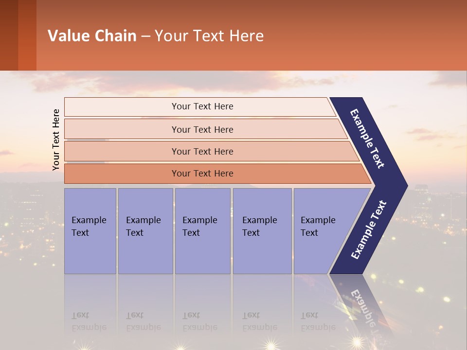 America Trees Building PowerPoint Template