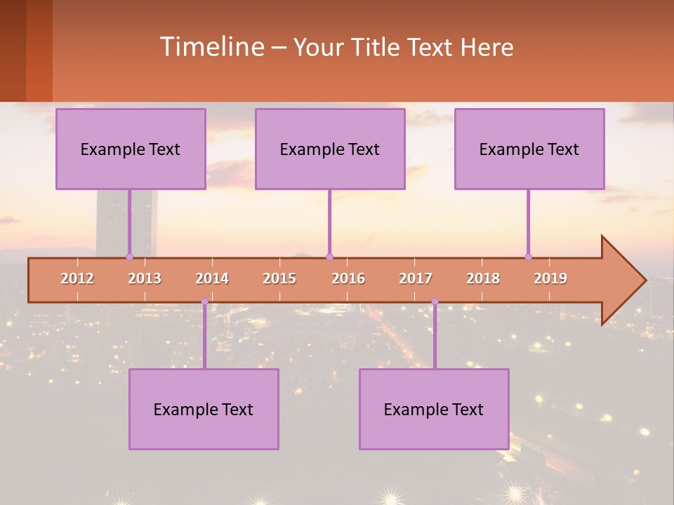 America Trees Building PowerPoint Template
