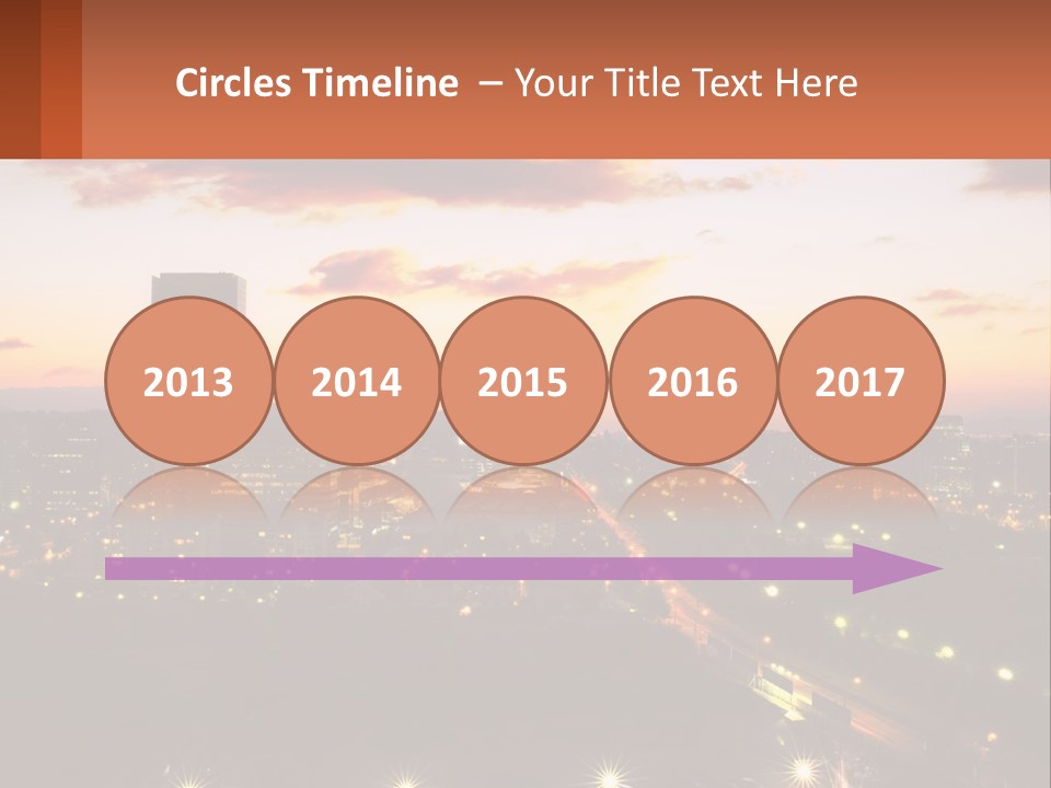 America Trees Building PowerPoint Template