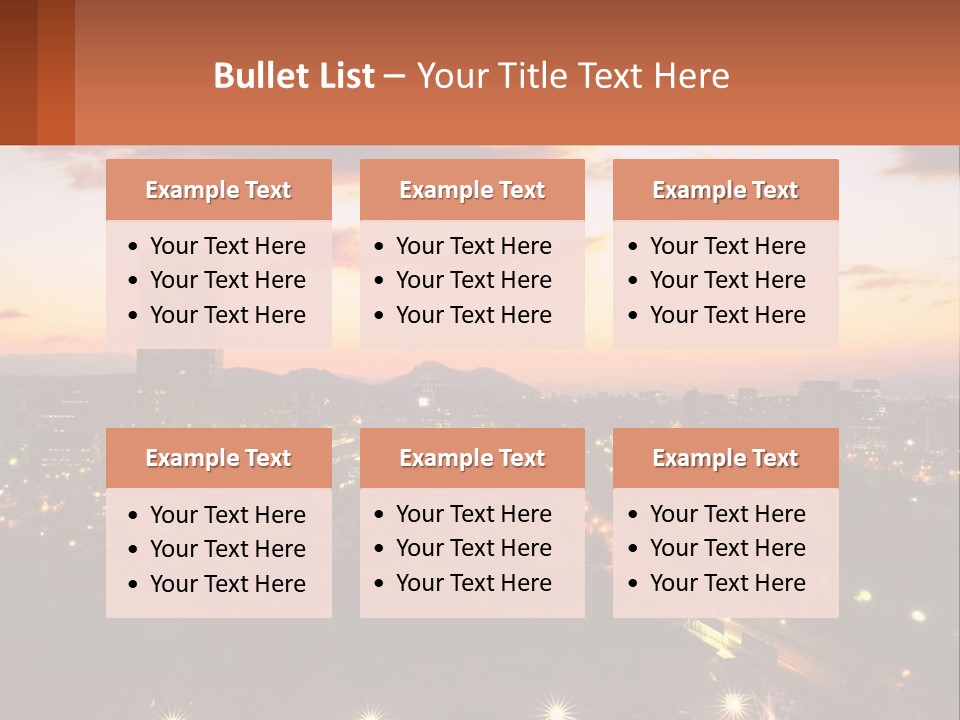 America Trees Building PowerPoint Template