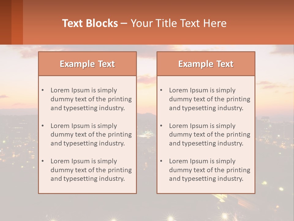 America Trees Building PowerPoint Template