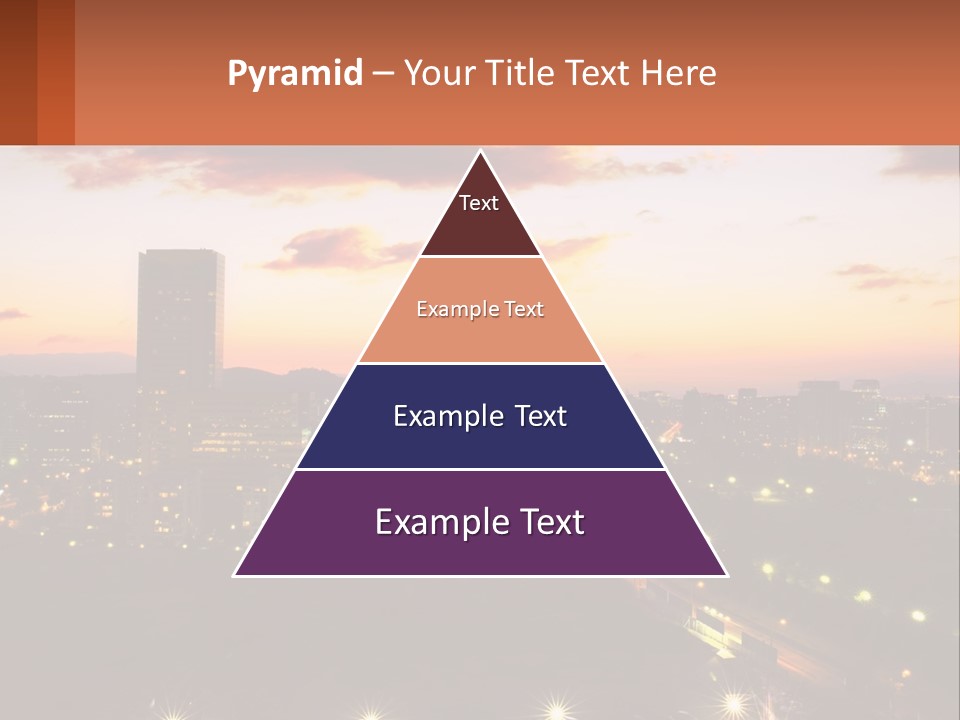 America Trees Building PowerPoint Template