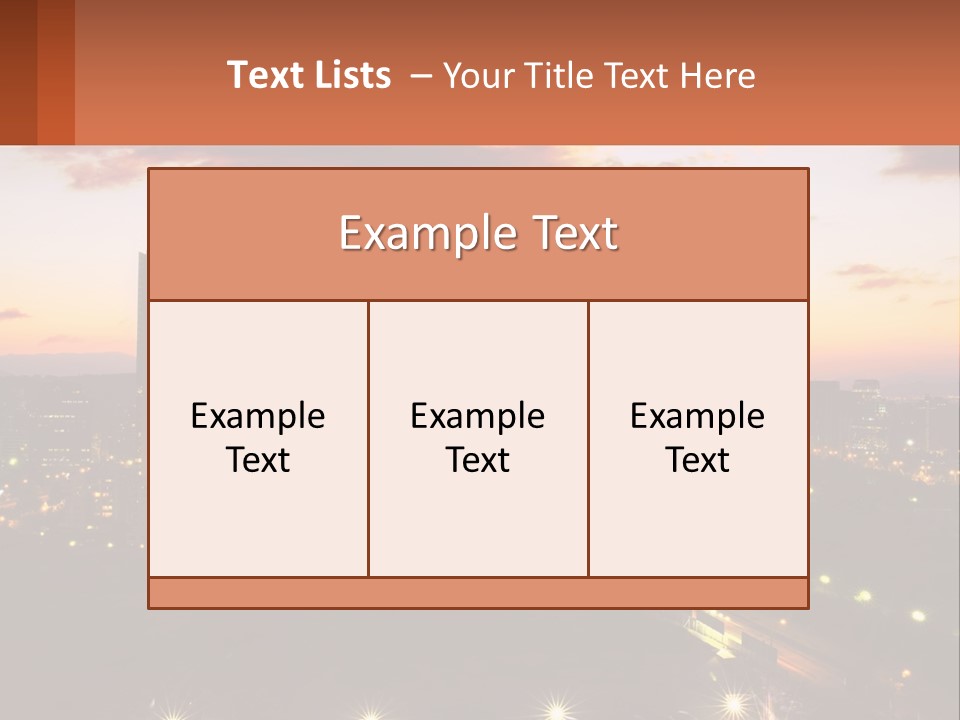 America Trees Building PowerPoint Template