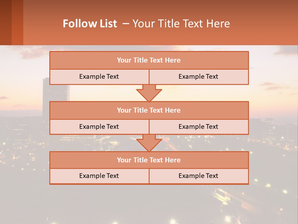 America Trees Building PowerPoint Template