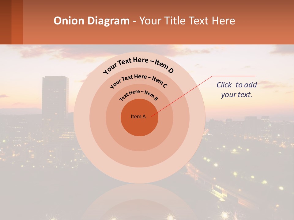 America Trees Building PowerPoint Template