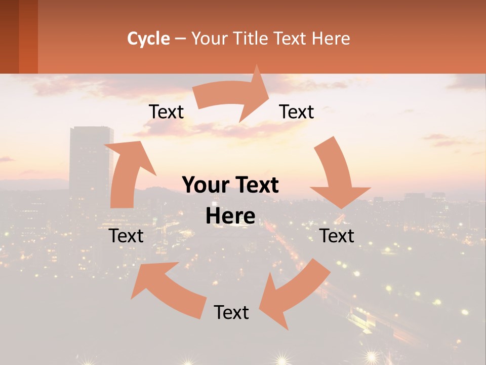 America Trees Building PowerPoint Template