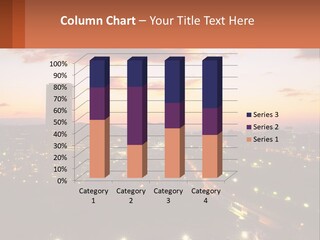 America Trees Building PowerPoint Template