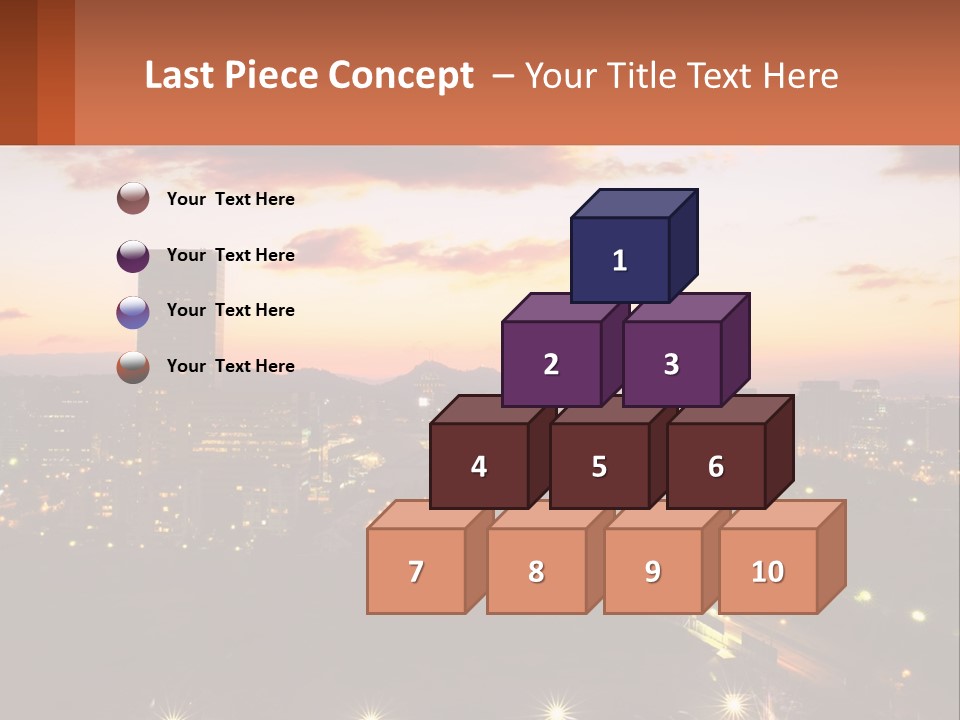 America Trees Building PowerPoint Template
