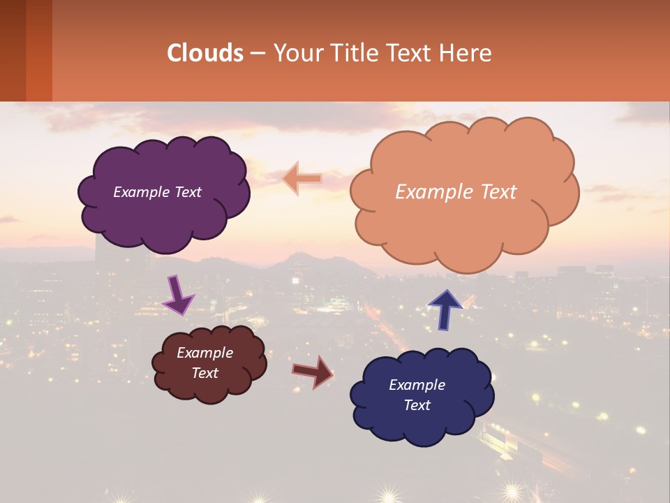America Trees Building PowerPoint Template
