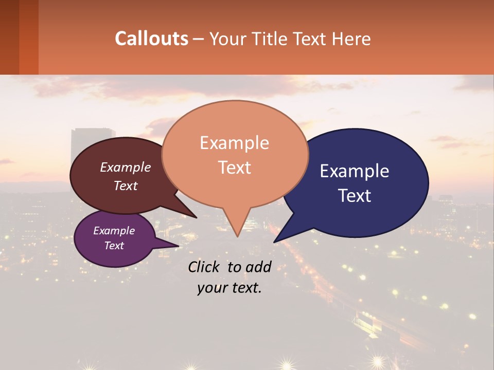 America Trees Building PowerPoint Template