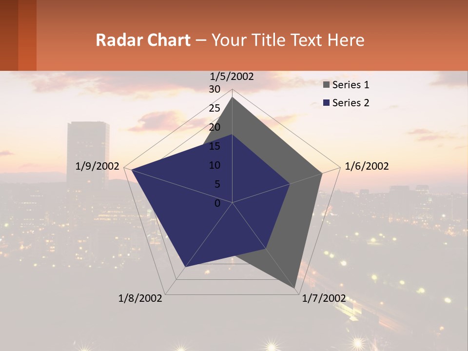 America Trees Building PowerPoint Template