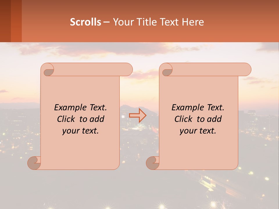 America Trees Building PowerPoint Template