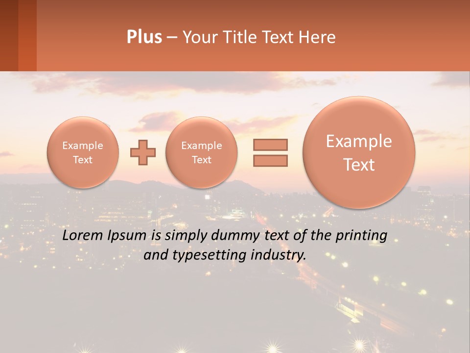 America Trees Building PowerPoint Template