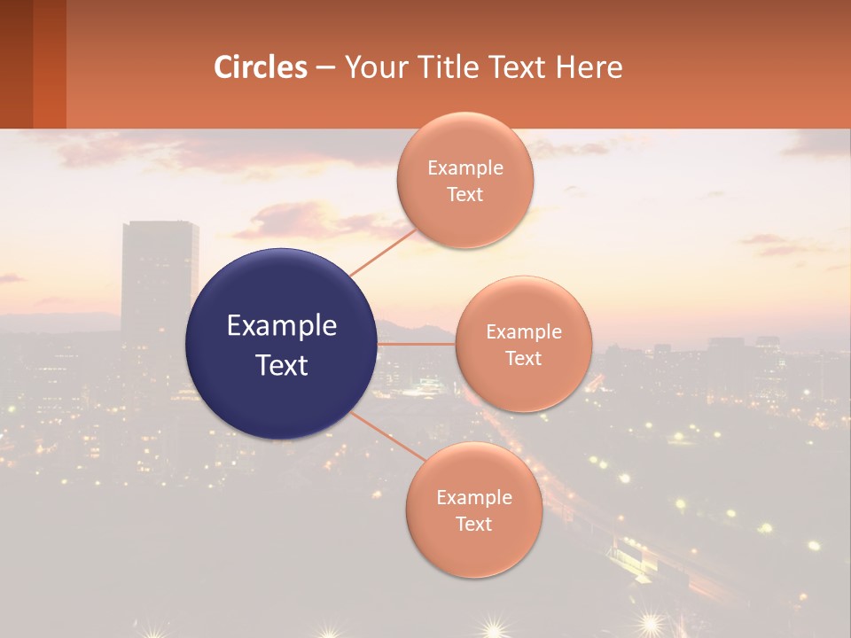 America Trees Building PowerPoint Template