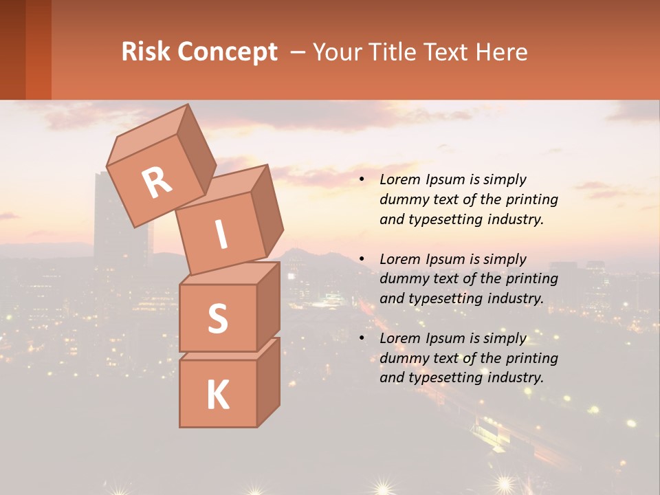 America Trees Building PowerPoint Template