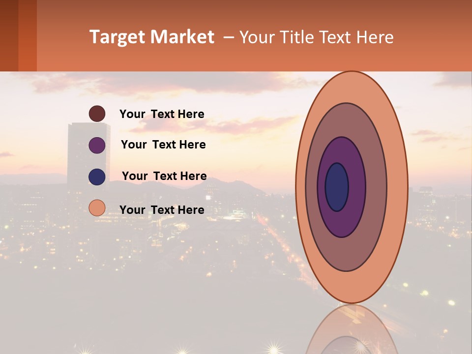 America Trees Building PowerPoint Template