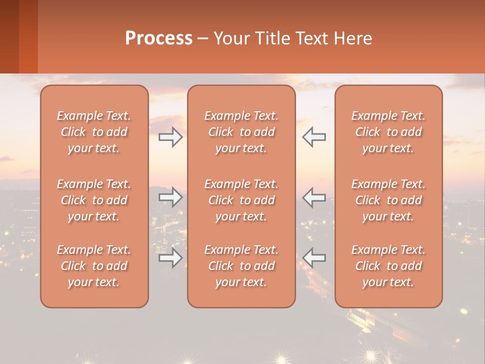 America Trees Building PowerPoint Template