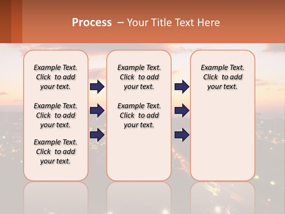 America Trees Building PowerPoint Template