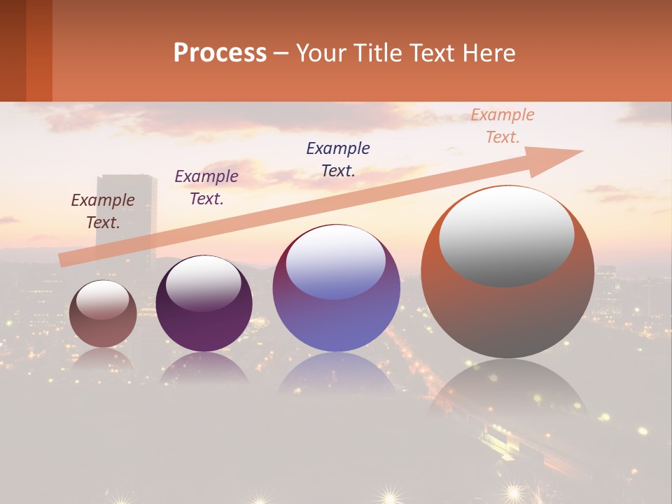 America Trees Building PowerPoint Template