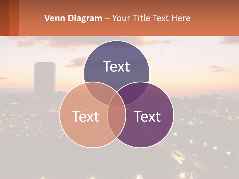 America Trees Building PowerPoint Template