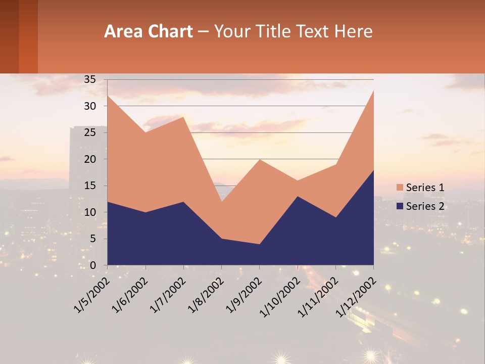 America Trees Building PowerPoint Template