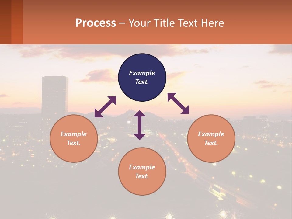 America Trees Building PowerPoint Template