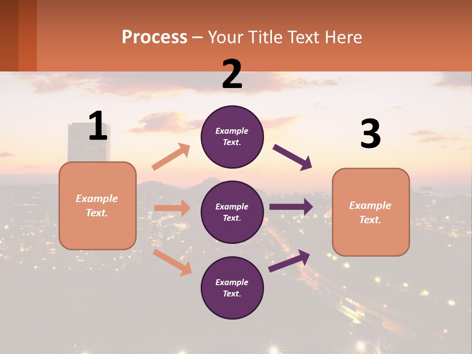 America Trees Building PowerPoint Template