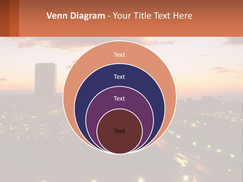 America Trees Building PowerPoint Template