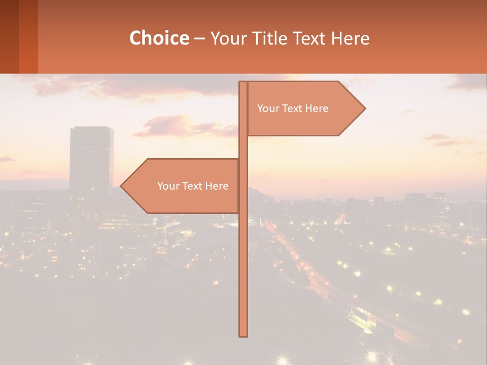 America Trees Building PowerPoint Template