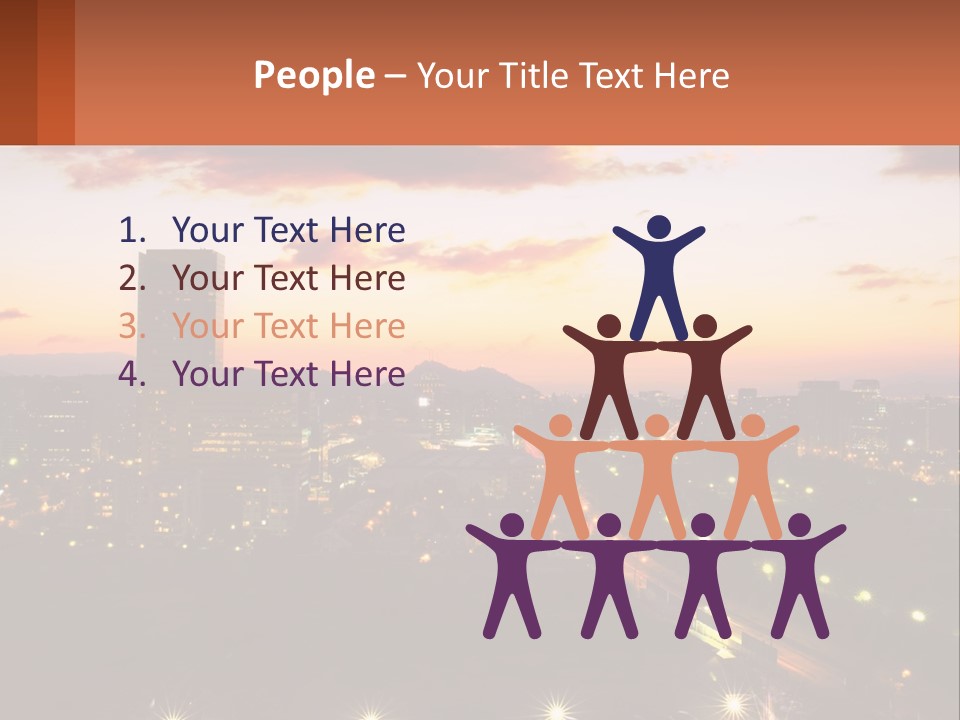 America Trees Building PowerPoint Template