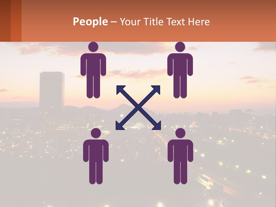 America Trees Building PowerPoint Template