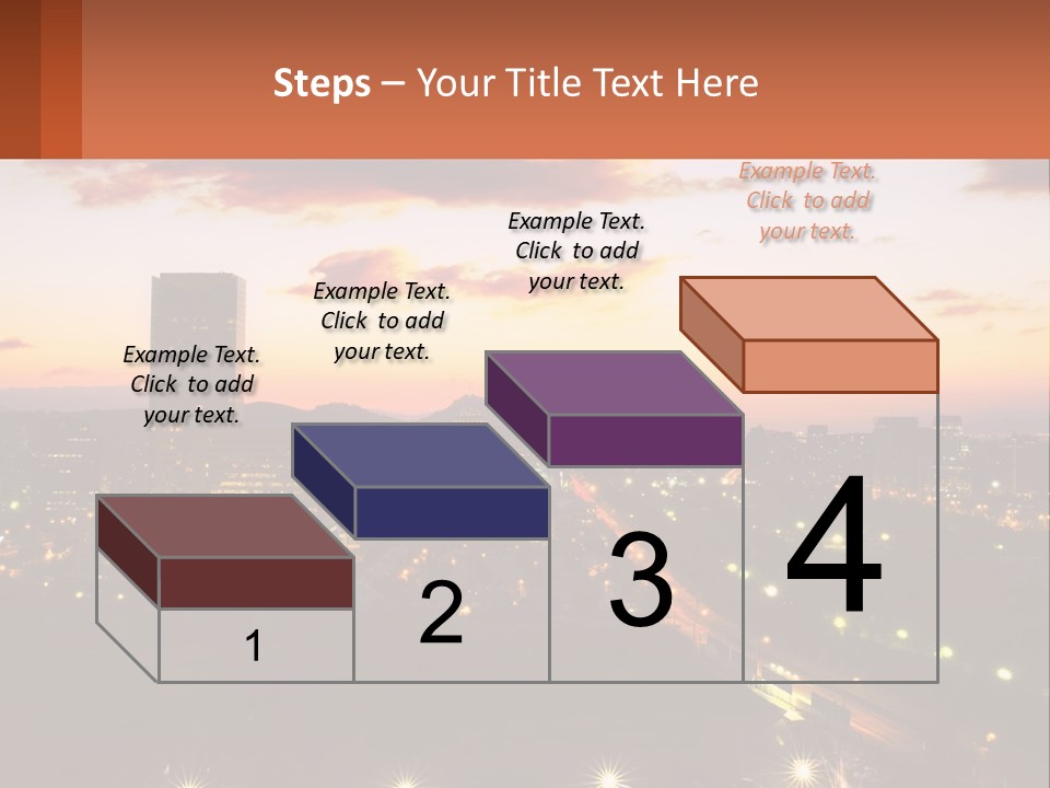 America Trees Building PowerPoint Template