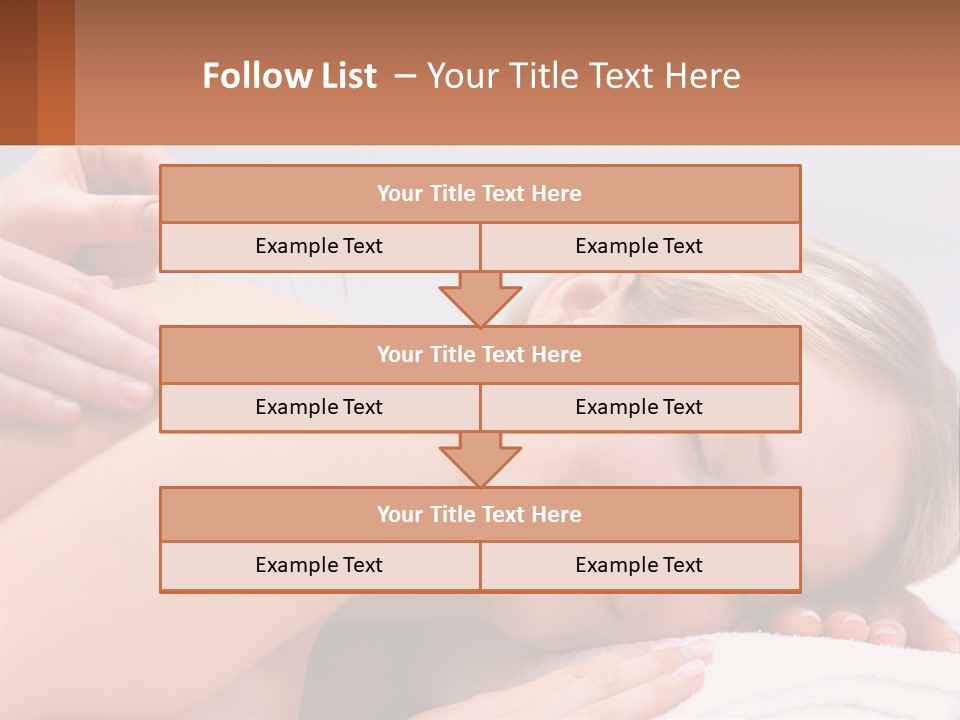 A Woman Getting A Massage With Needles On Her Back PowerPoint Template