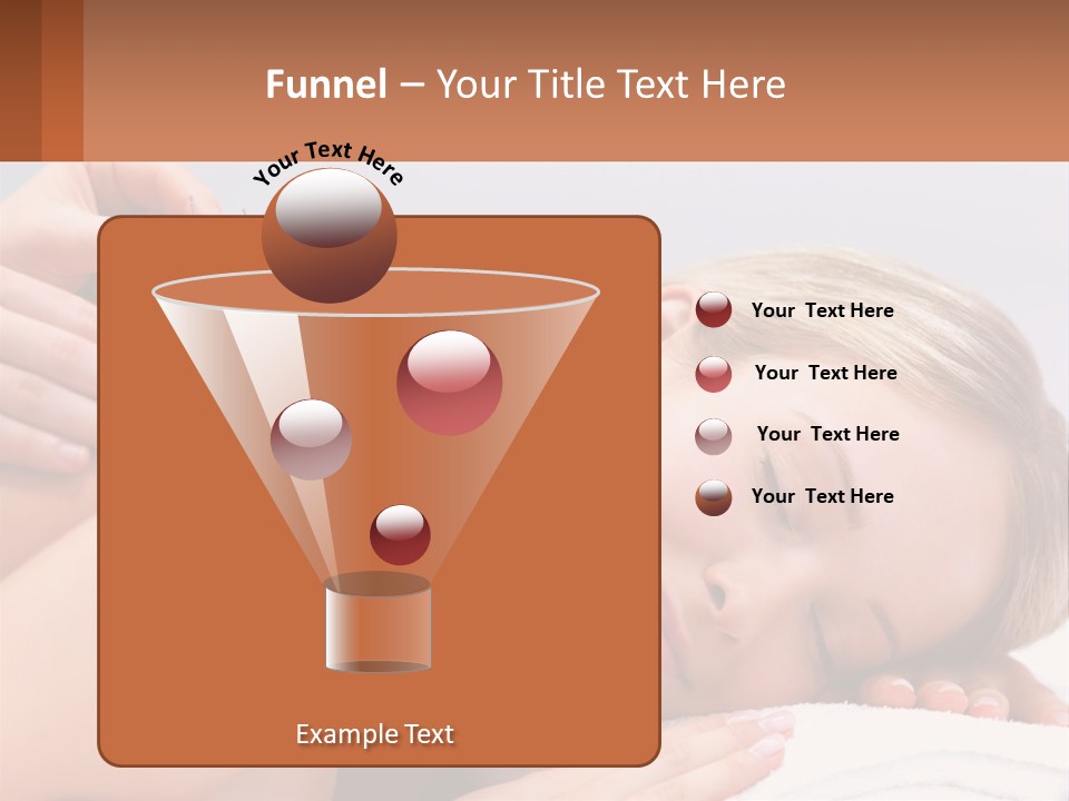 A Woman Getting A Massage With Needles On Her Back PowerPoint Template