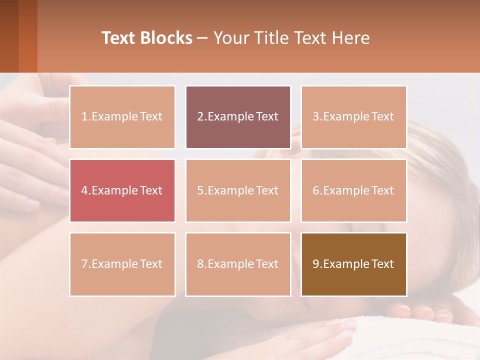 A Woman Getting A Massage With Needles On Her Back PowerPoint Template