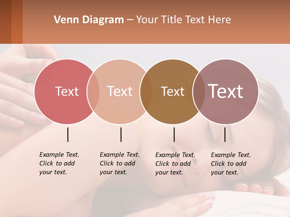 A Woman Getting A Massage With Needles On Her Back PowerPoint Template