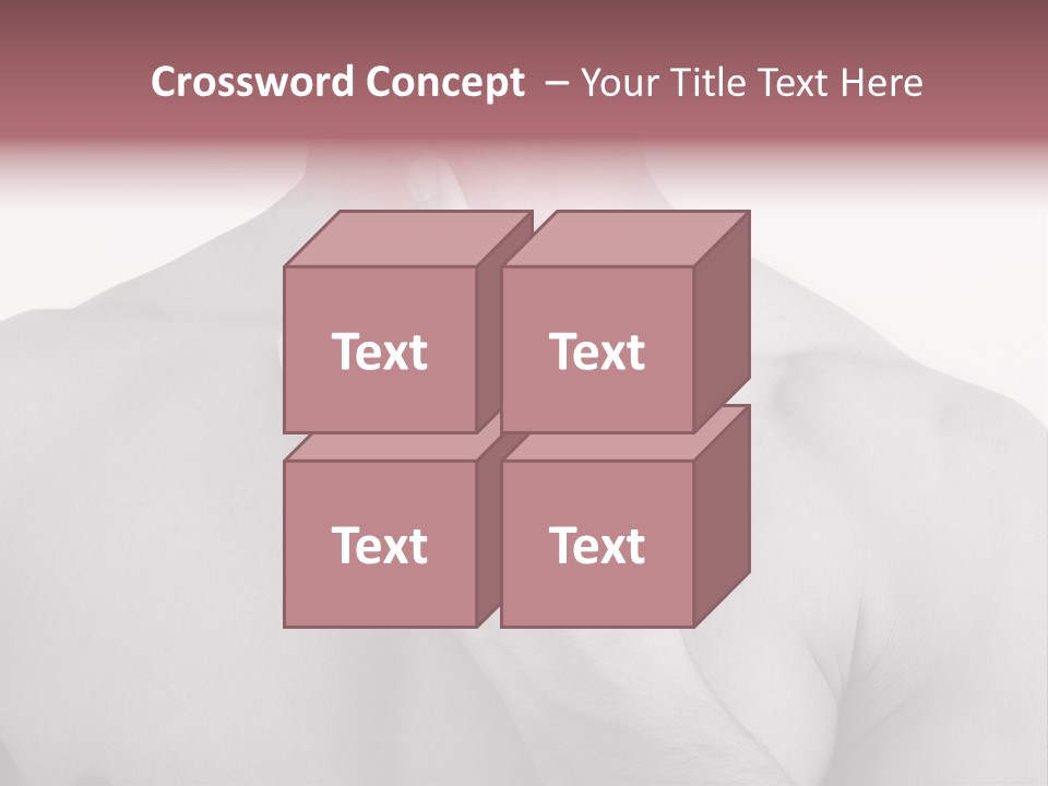 A Man Holding His Neck In Pain PowerPoint Template