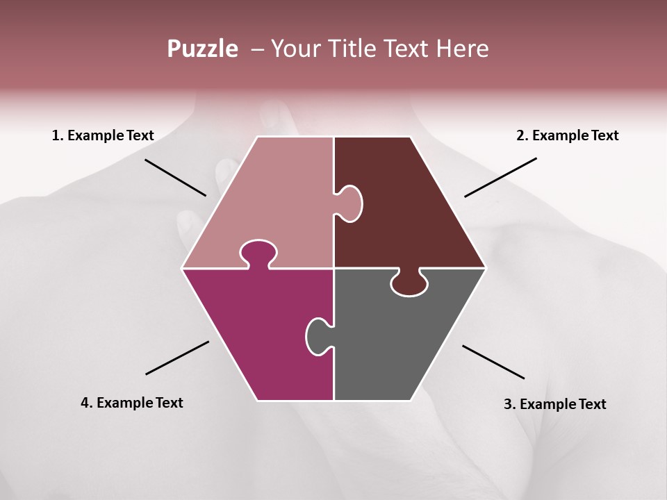 A Man Holding His Neck In Pain PowerPoint Template