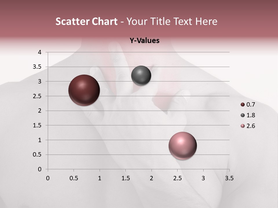 A Man Holding His Neck In Pain PowerPoint Template