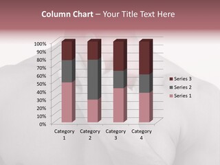 A Man Holding His Neck In Pain PowerPoint Template